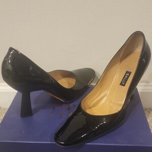 Bally Women's Shiny Black Heels